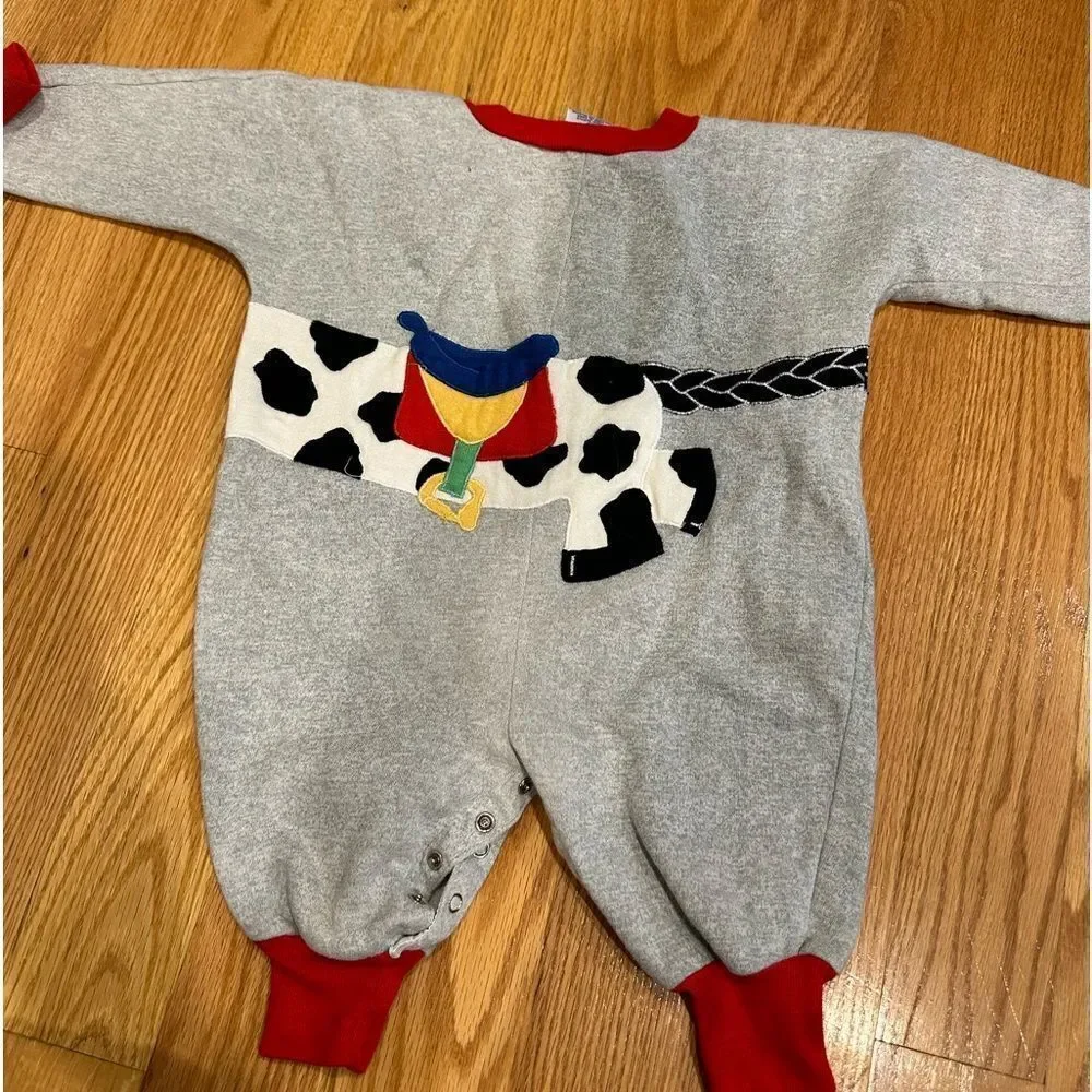 Vintage Popsicle 24mo horse onesie sweatsuit jumper